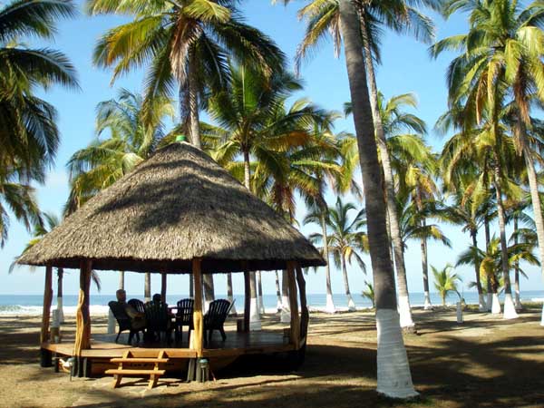 Your own beachfront palapa, relax, read, enjoy