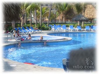 Swimming pools abound throughout the resort; Separate kids and adults pools too.